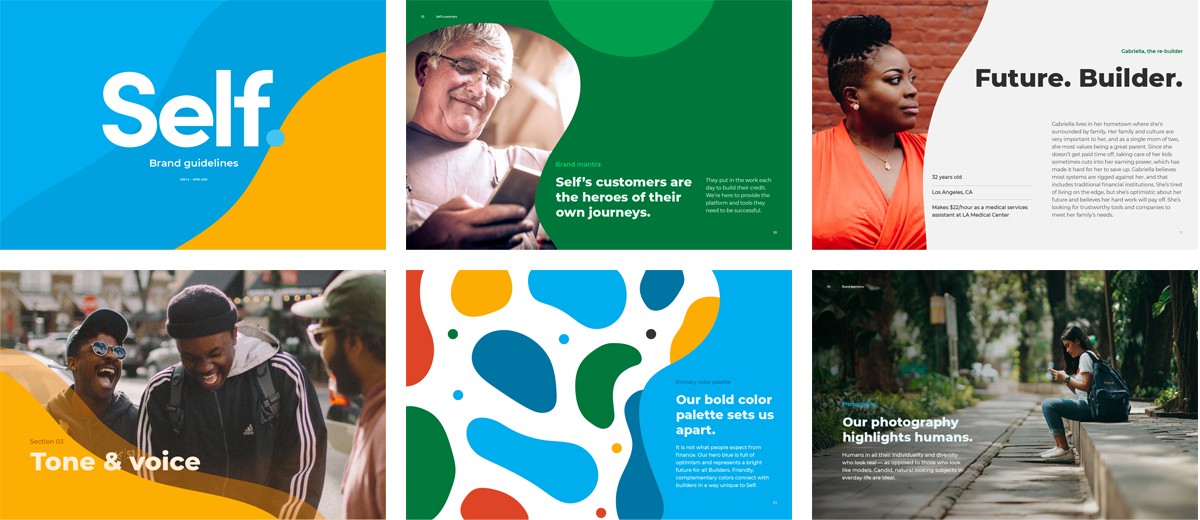 Self Financial brand book
